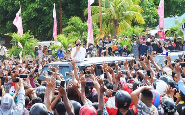 Ketua DPRD NTT Sebut Kerumunan Jemput Jokowi di Maumere Reaksi Spontan
