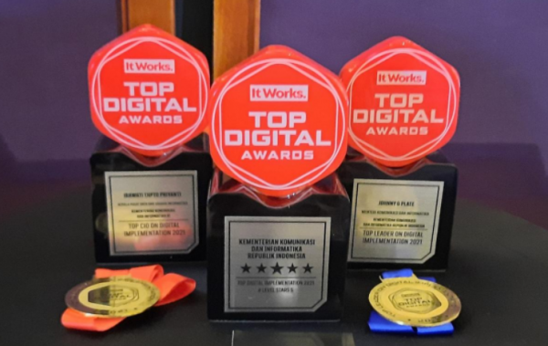 Menkominfo Raih Penghargaan Top Leader Digital 2021 